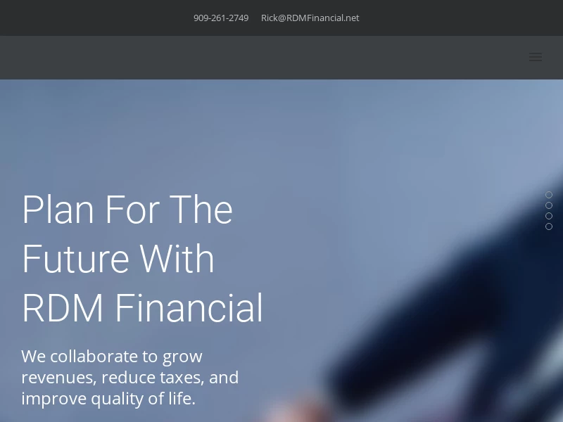 RDM Financial – Plan for the future
