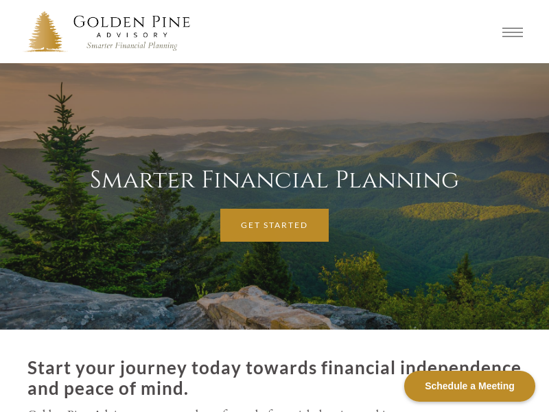 Fee-Only Financial Planning - Pinehurst, NC — Golden Pine Advisory