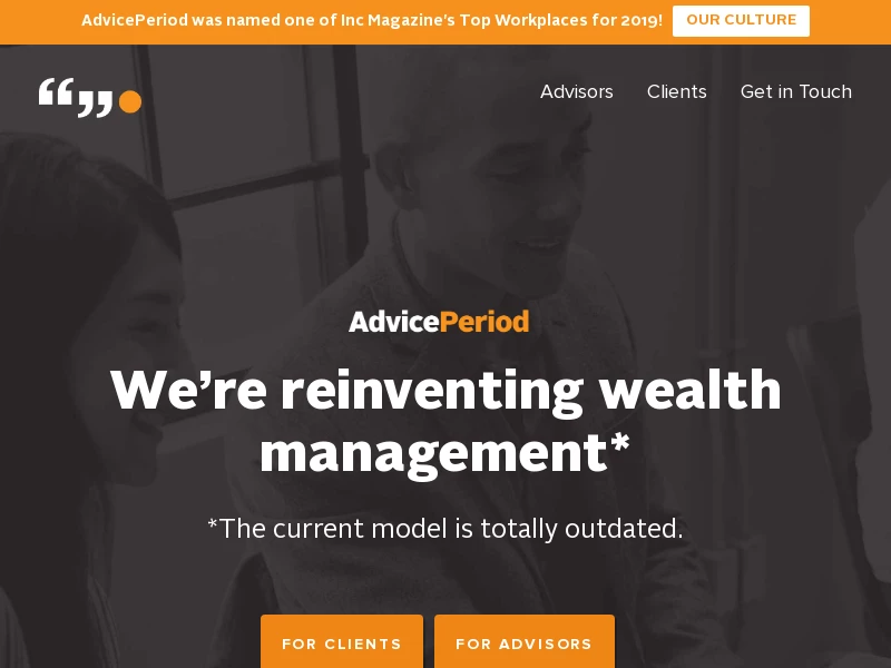 Reinventing Wealth Management | Financial Advisory Platform | AdvicePeriod