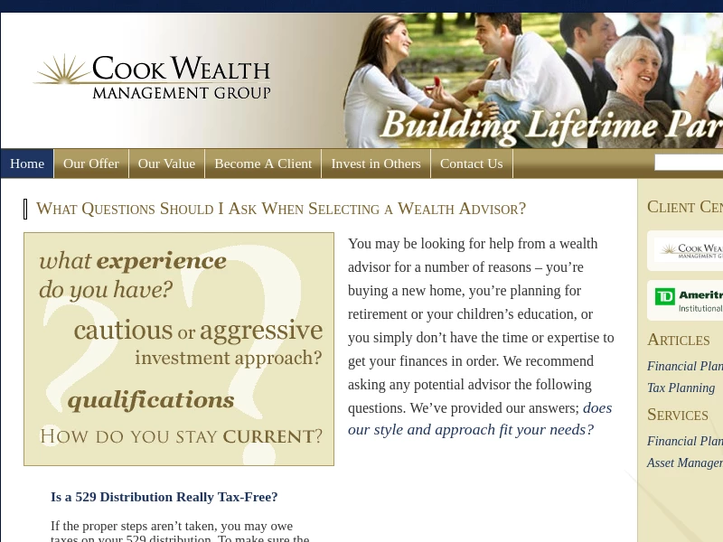 Cook Wealth | Raleigh-based Wealth Management