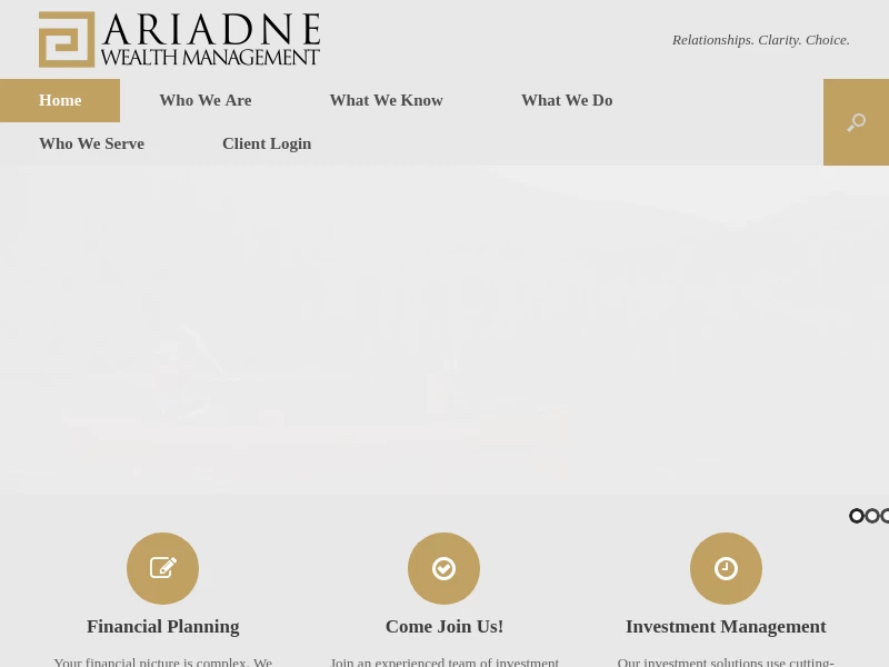 Ariadne Wealth Management – Growing and Protecting Wealth