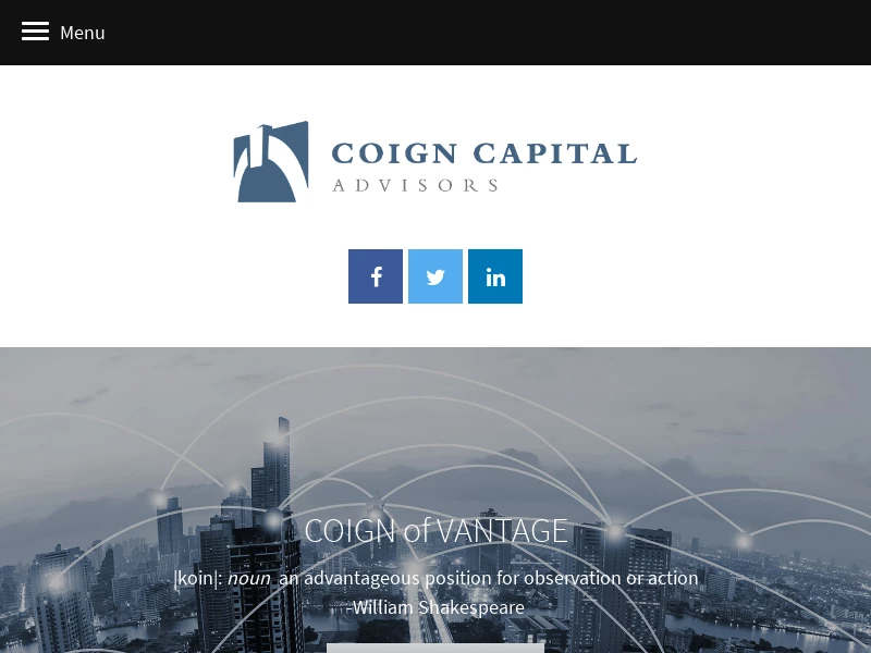 Coign Capital Advisors | Fiduciary & Wealth Management