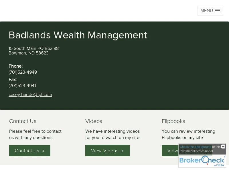 Home | Badlands Wealth Management