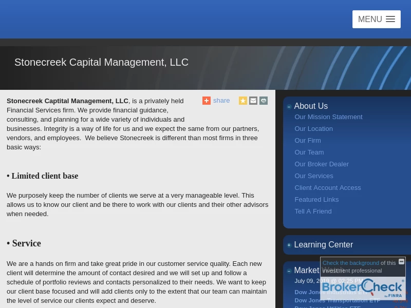 Stonecreek Capital Management LLC