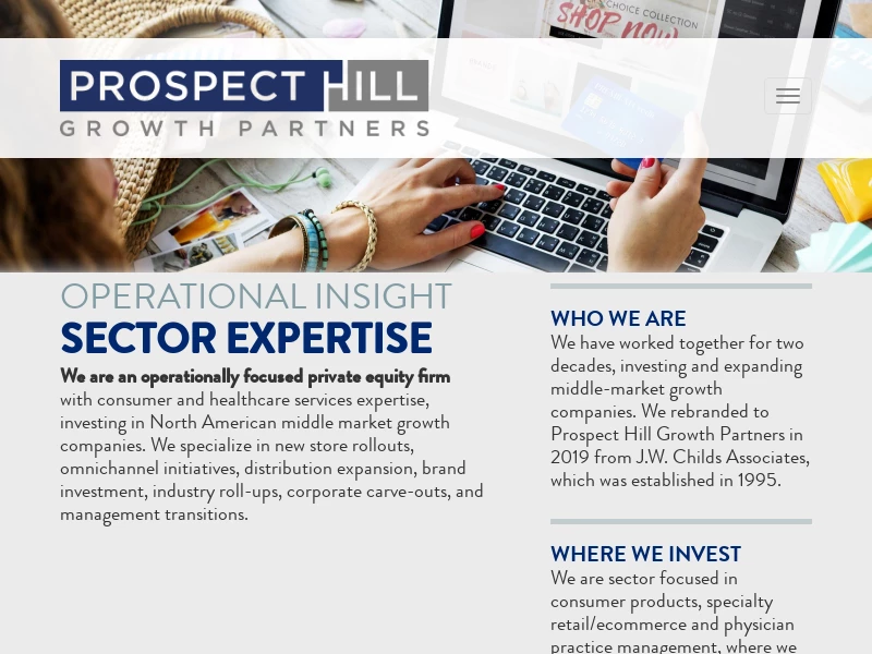 Home | Prospect Hill Growth Partners