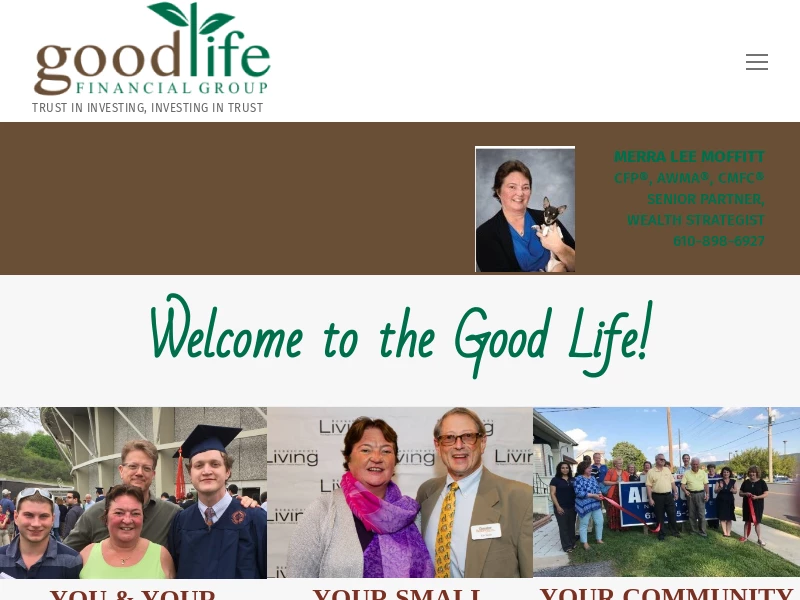Welcome to the Good Life! | Merra Lee Moffitt, Financial Planner