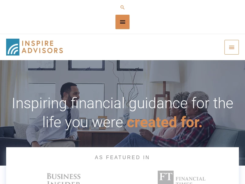 Inspire Advisors — Christian financial advisors. Data-driven results.