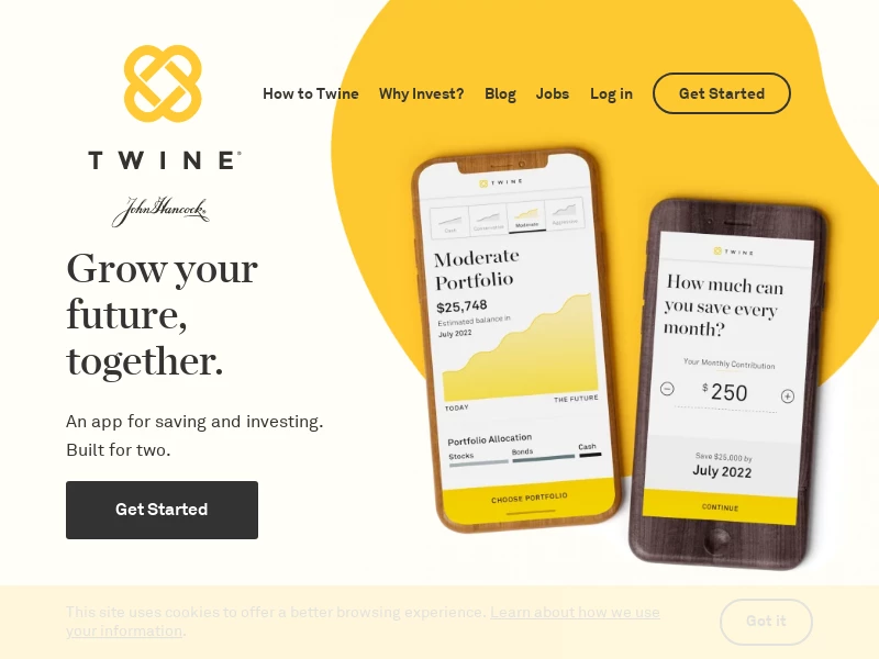Twine: Easy Saving & Investing App | Save Money for Financial Goals