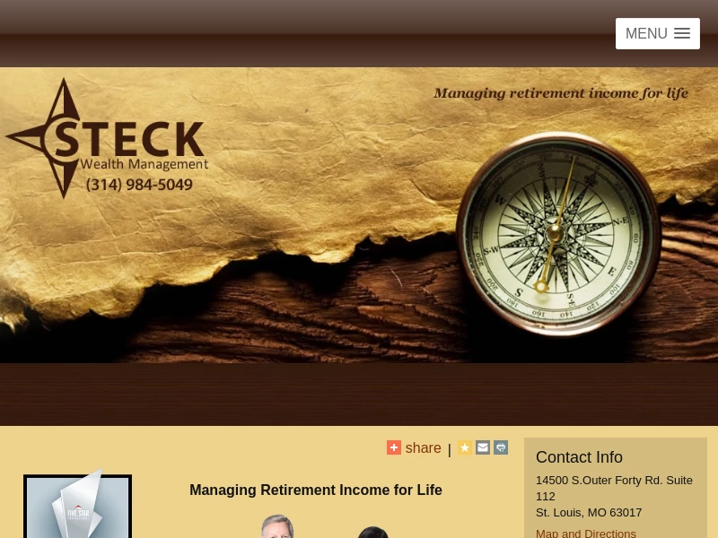 Retirement Planning and Wealth Management - Steck Wealth Management