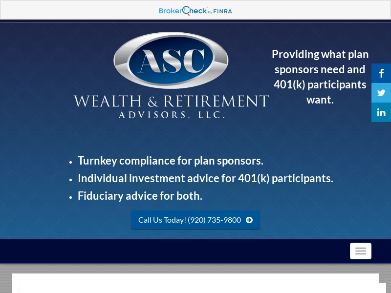 ASC 401(k) | Where 401(k) Work Happens
