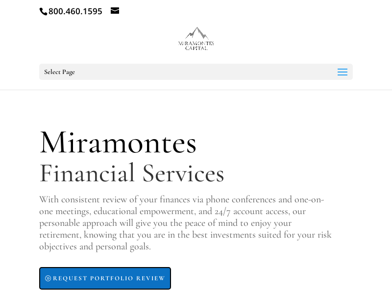 Retirement & Financial Planning | Miramontes Capital