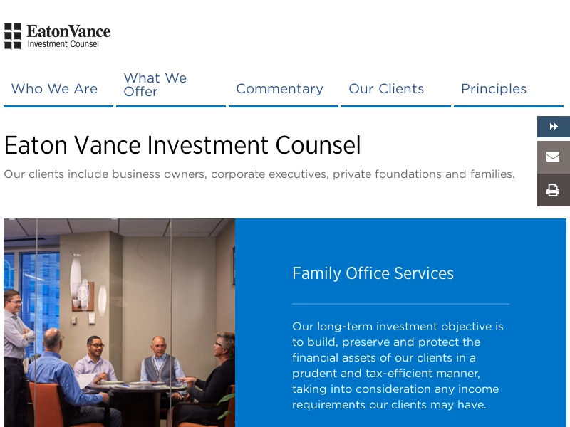 Fee-Only Investment Solutions | Eaton Vance WaterOak Advisors