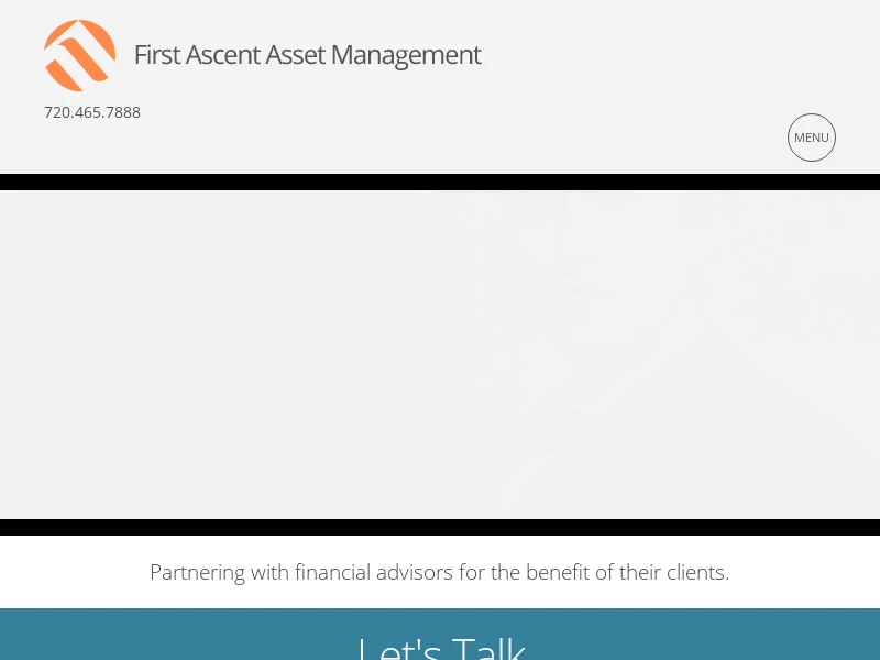 Client Focused Portfolios - First Ascent Asset Management
