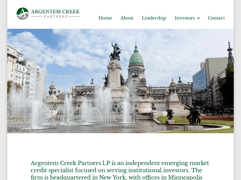 Argentem Creek Partners – Emerging Markets Specialist