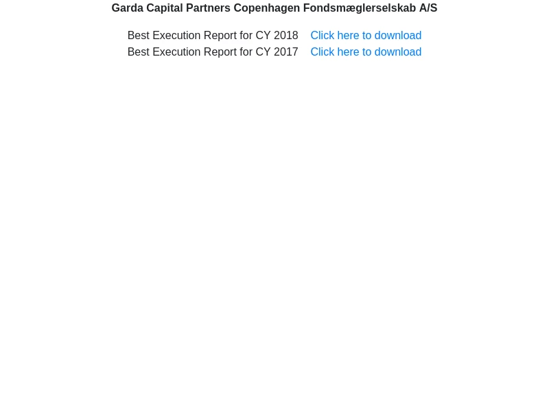 Garda Capital Partners Copenhagen