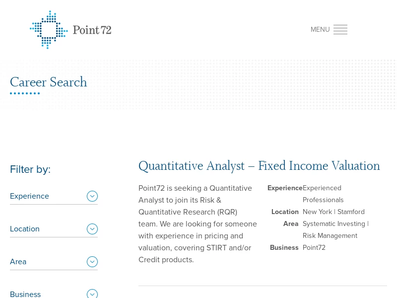 Point72 - Career Search