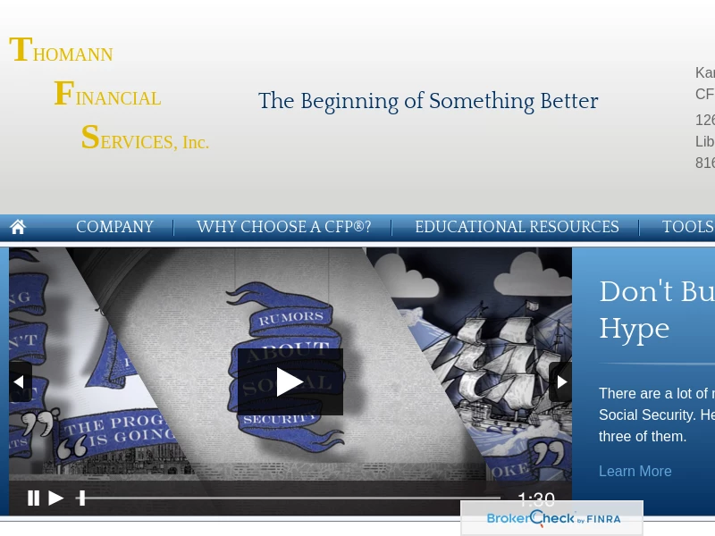 Home | Thomann Financial Services, Inc.