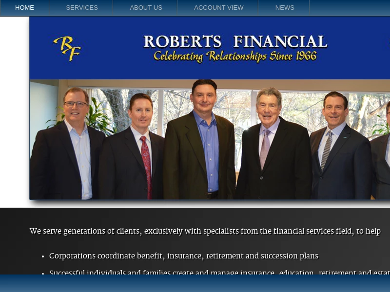 HOME | Roberts Financial | Waltham, MA Financial Services