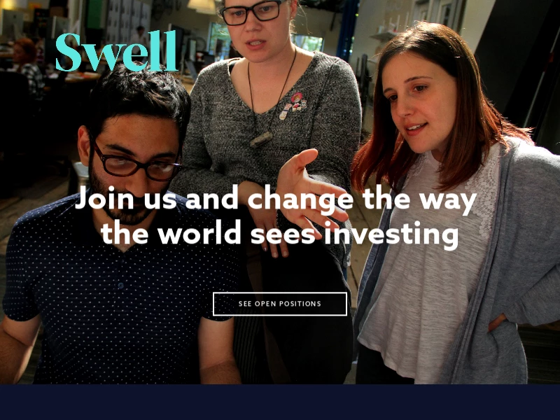 Careers at Swell Investing