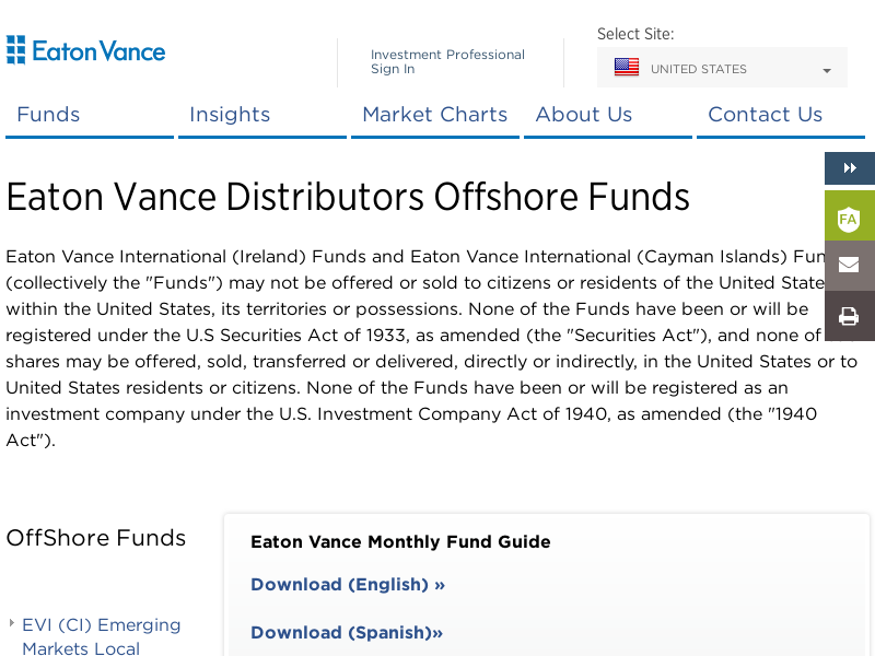 Offshore Website | Eaton Vance