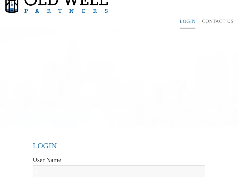 Login : Old Well Partners