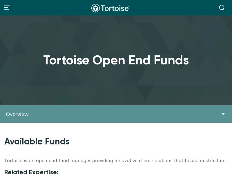 TortoiseEcofin Open End Funds
