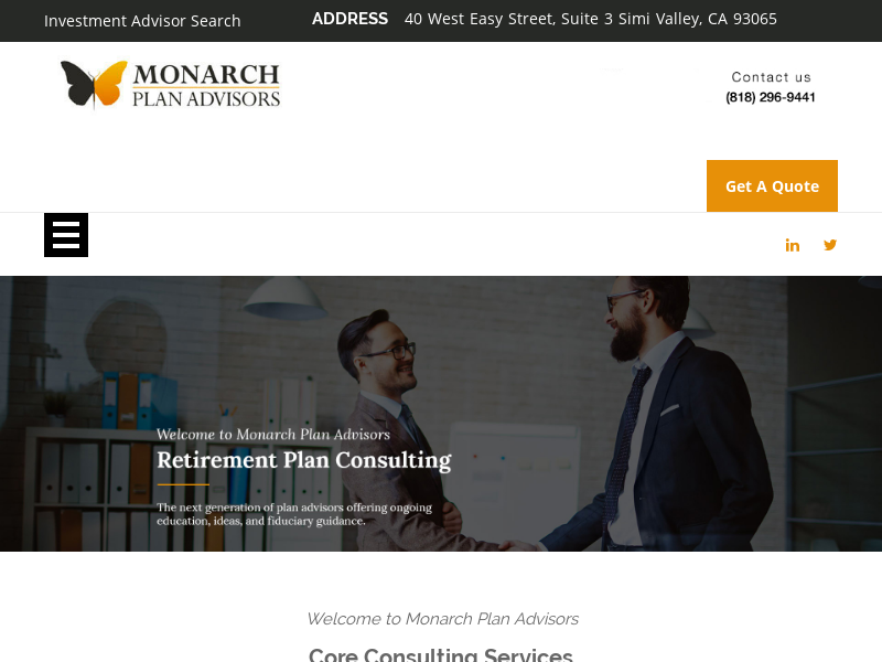 Home - Monarch Advisors