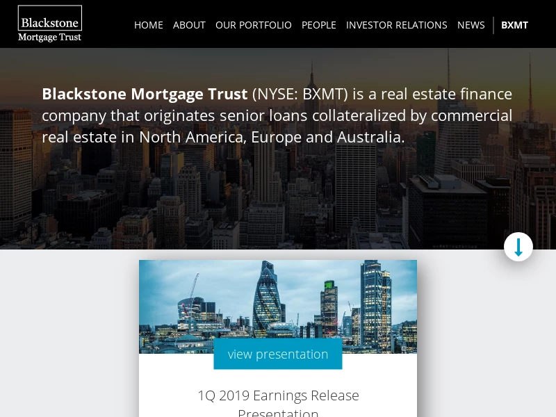 BXMT | Blackstone Mortgage Trust