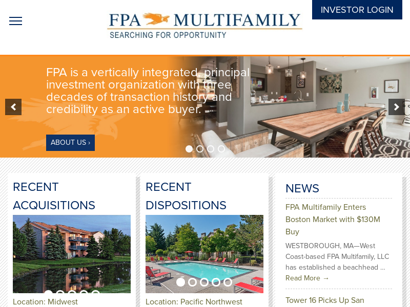 FPA Multifamily Real Estate Investment Firm