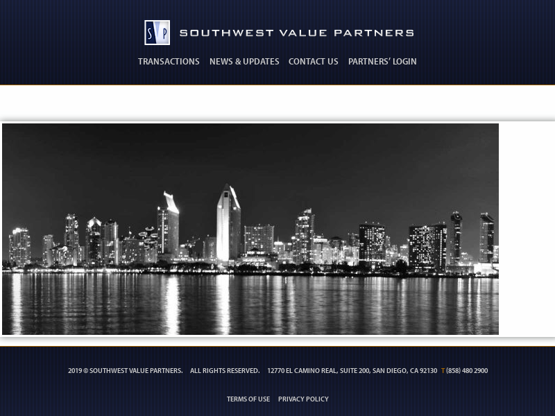 Southwest Value Partners · A Real Estate Investment Firm