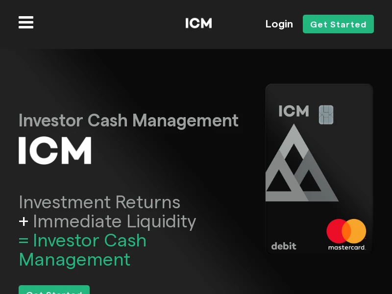 Investor Cash Management