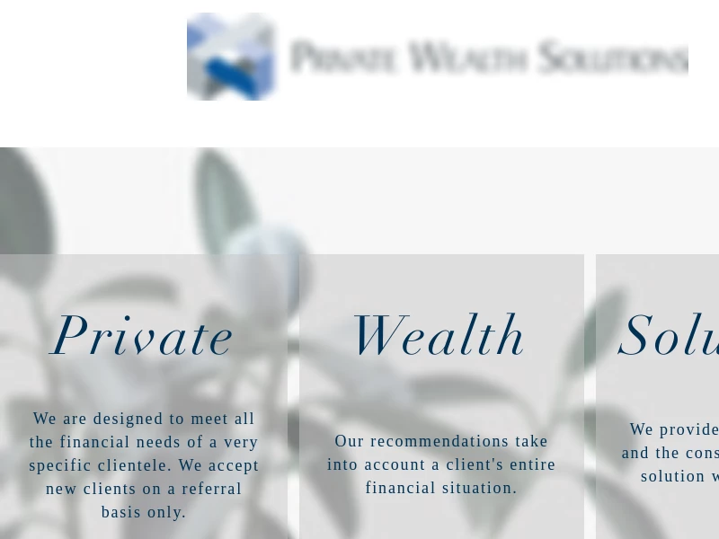 Private Wealth Solutions