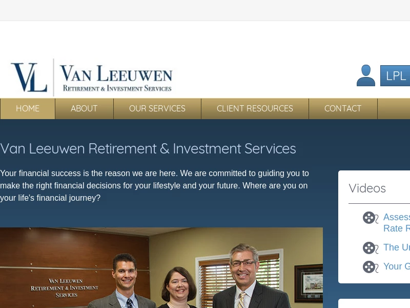 Home | Van Leeuwen Retirement & Investment Services