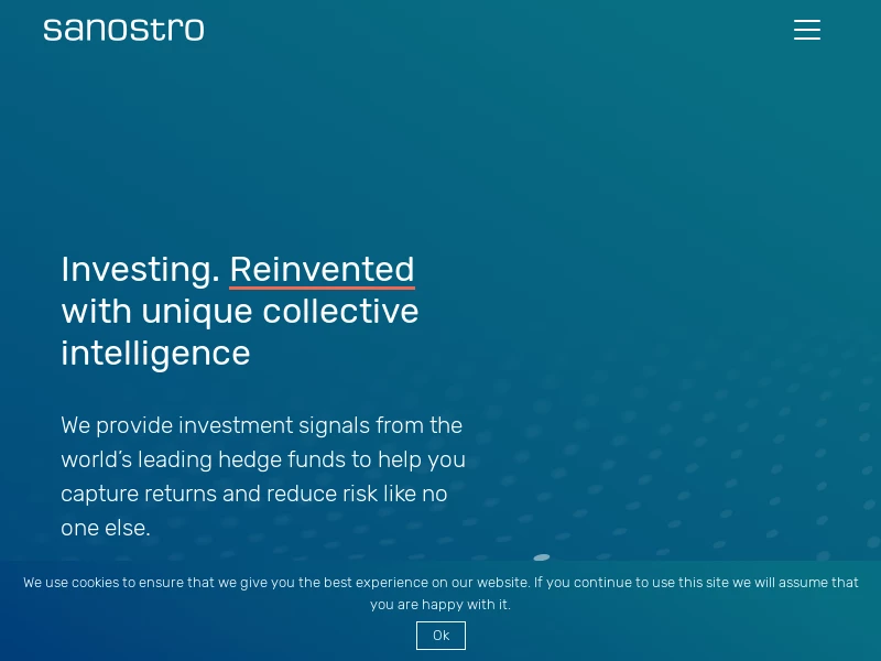 Sanostro | Alpha-as-a-Service based on collective intelligence