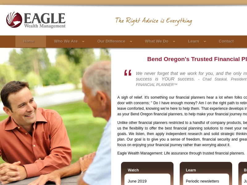 Financial Planners - Fee Based | Bend Oregon | Eagle Wealth Management