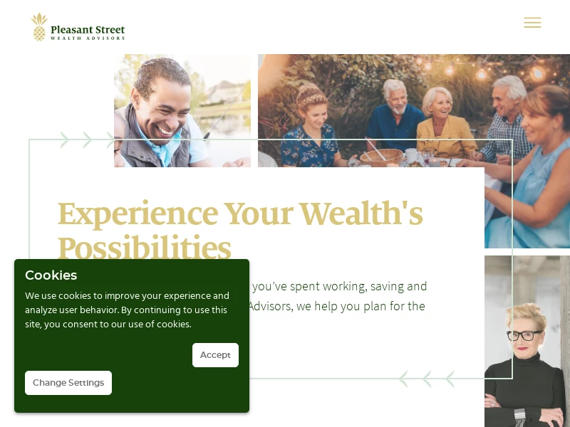 Pleasant Street Wealth Advisors | Experience Your Wealth's Possibilities – Groton, Massachusetts