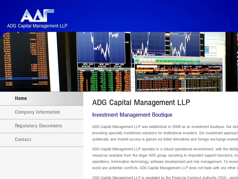 ADG Capital Management