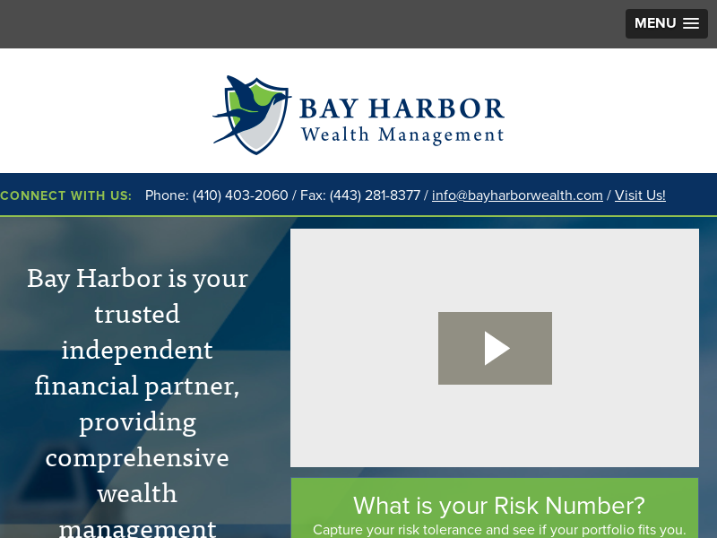 Bay Harbor | Maryland Retirement Income Planning.