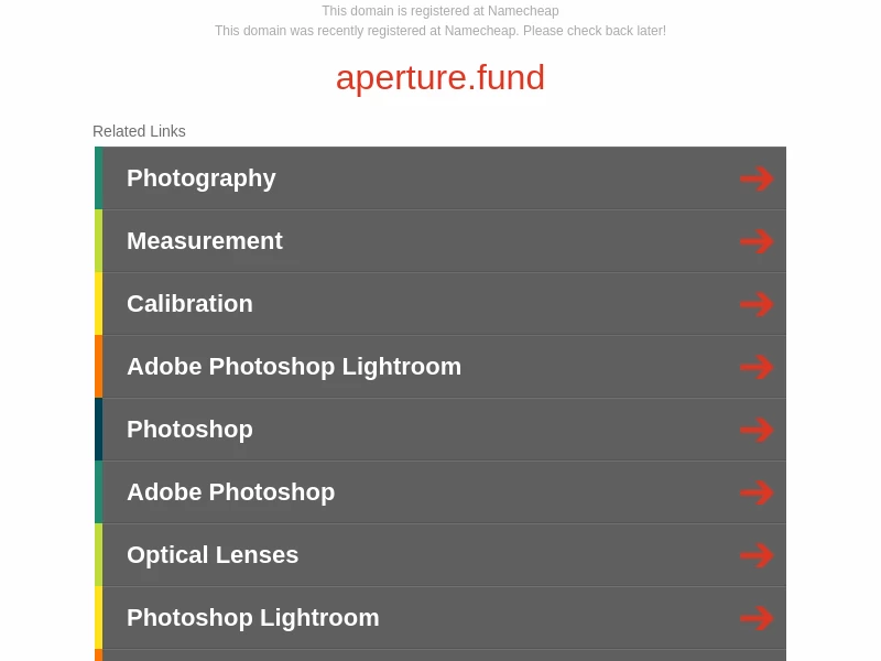 aperture.fund - Registered at Namecheap.com