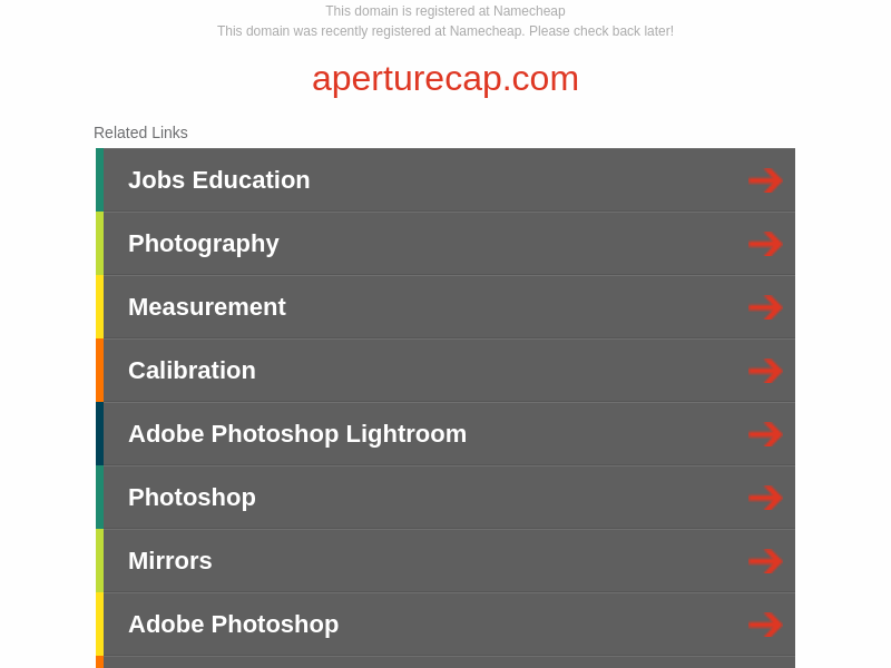 aperturecap.com - Registered at Namecheap.com
