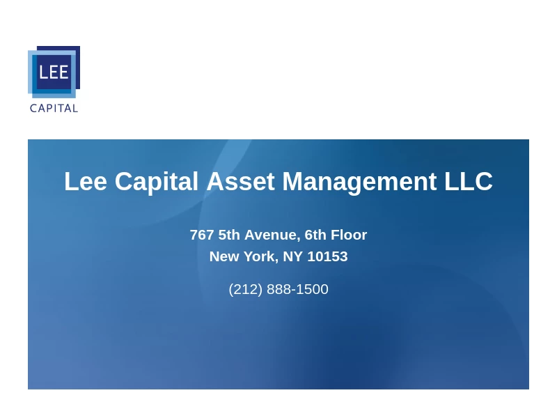 Lee Capital Asset Management