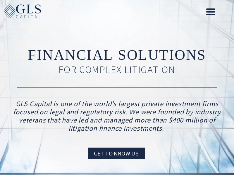 Commercial Litigation Financing - GLS Capital