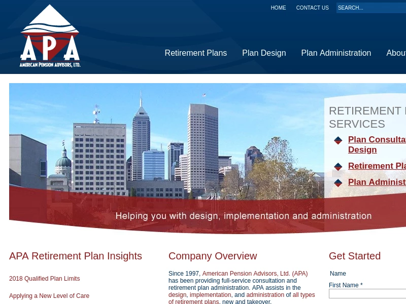 Indianapolis Retirement Plan Services | American Pension Advisors