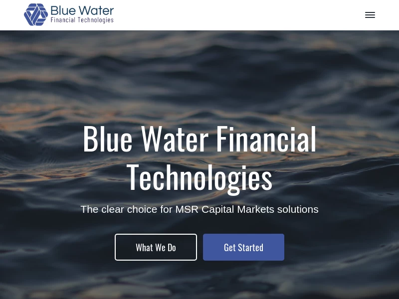 Blue Water Financial Technologies