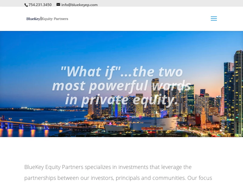 Private Equity Firm | BlueKey Equity Partners