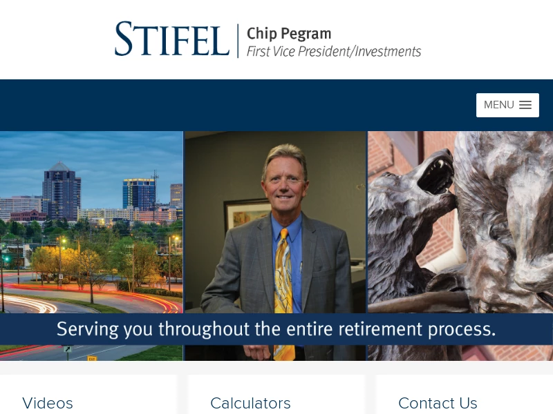 Stifel | Chip Pegram | First Vice President/Investments | Greensboro, NC