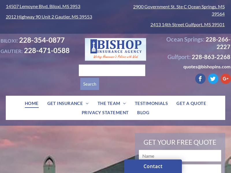 insurance - Biloxi, MS - Bishop Insurance Agency