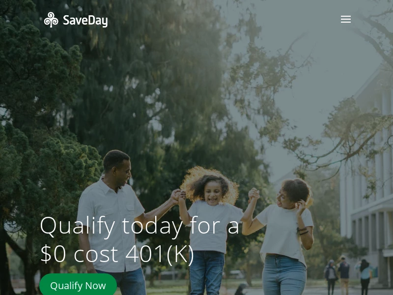 Zero Cost 401(k) Plans for Any Business | SaveDay