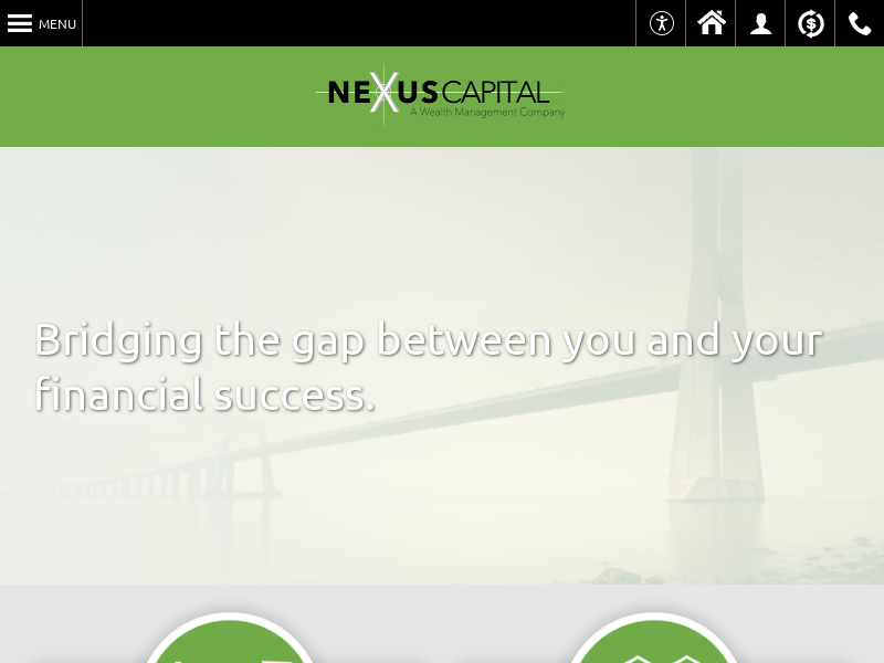 Bridging the gap between you and your financial success. -