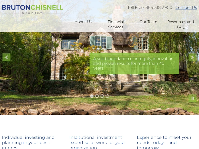Bruton Chisnell Advisors | A Financial Service Company | Top Advisors